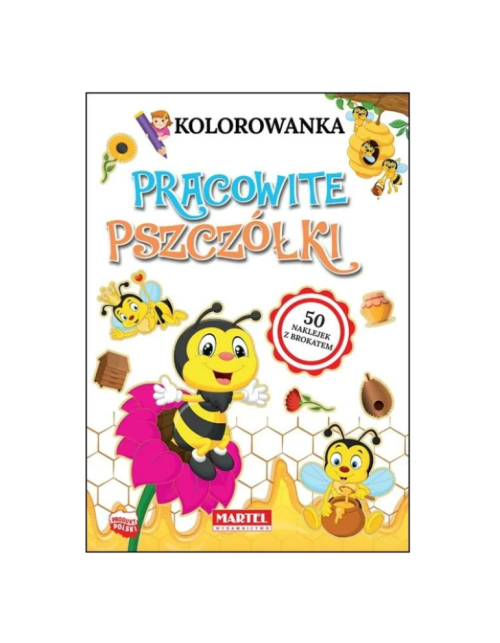 Książeczka - Kolorowanka pracowite pszczółki