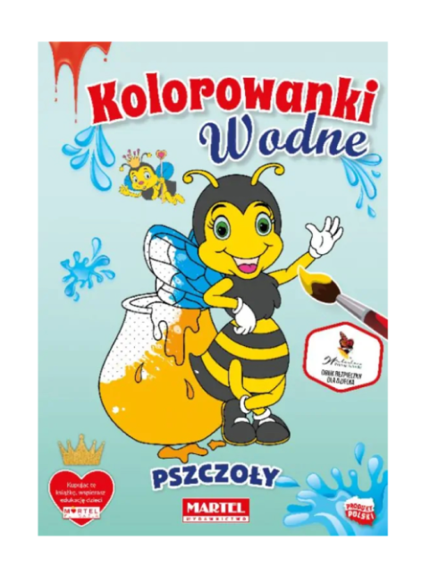 Książeczka - Kolorowanki wodne pszczoły