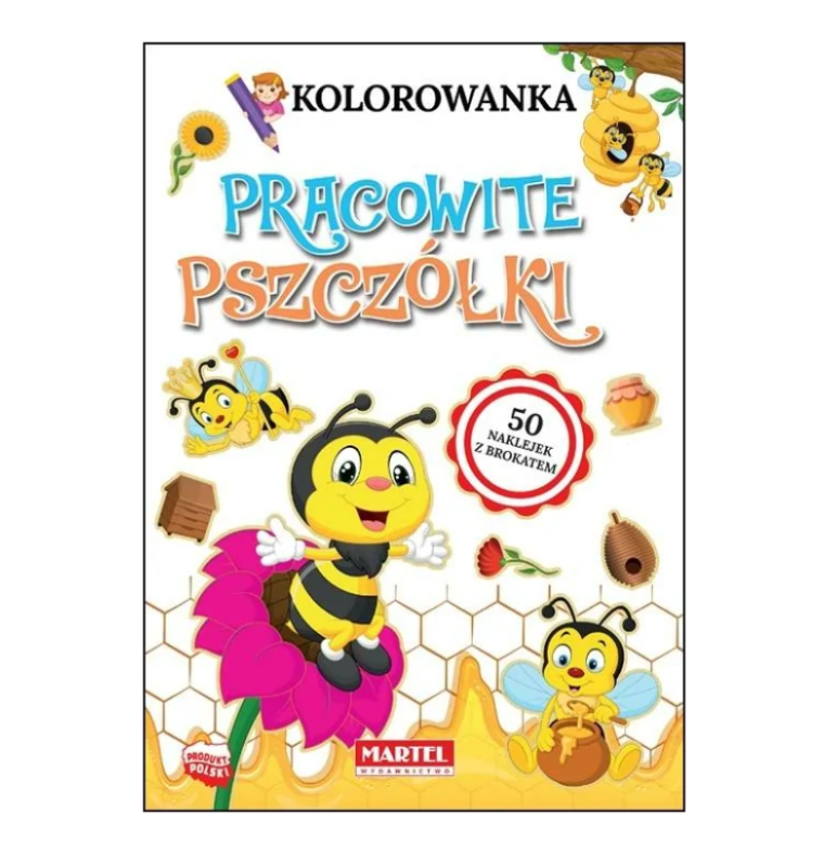 Książeczka - Kolorowanka pracowite pszczółki